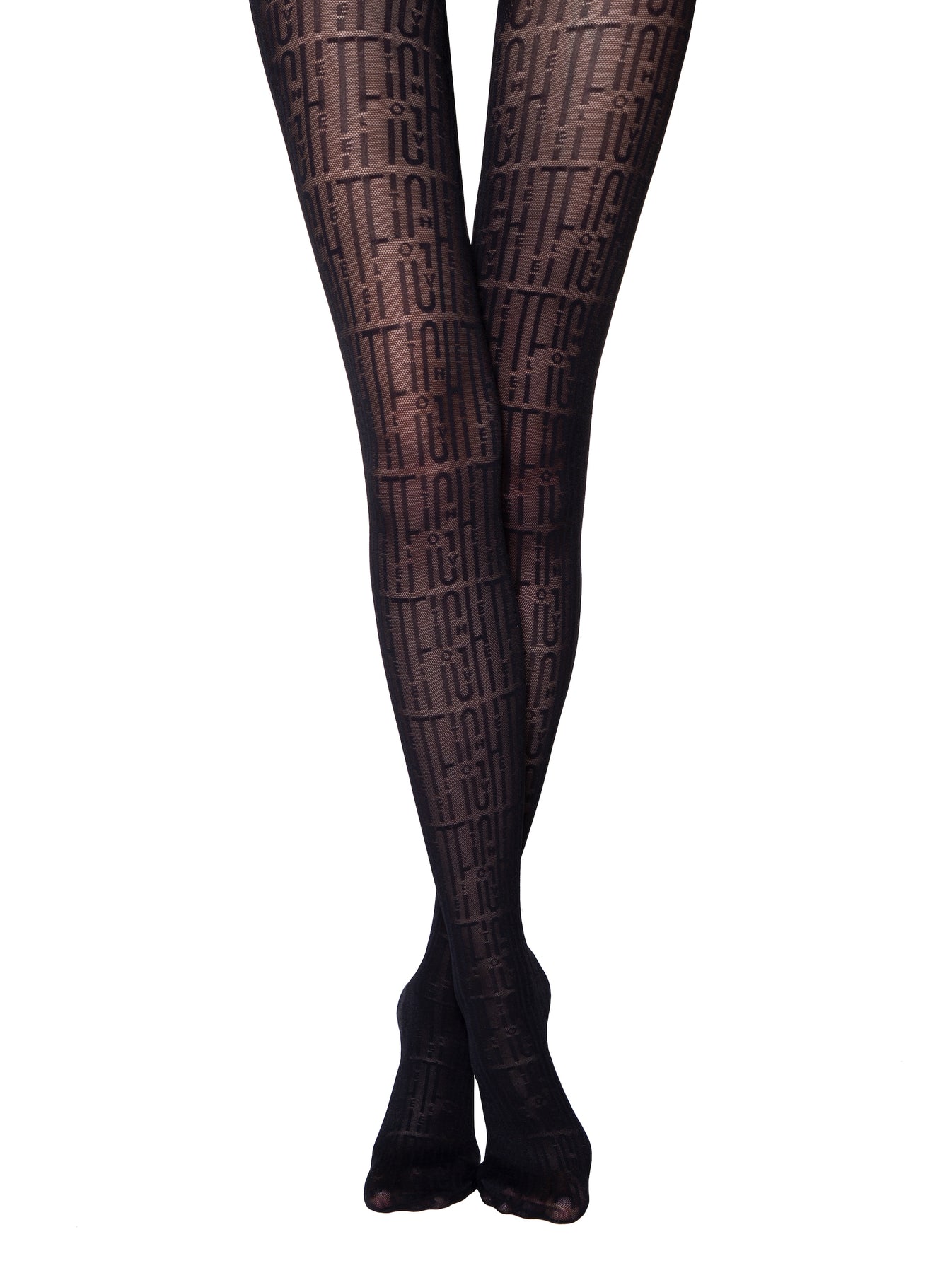 Conte ART 40 den women's graphic drawing "letters" tights | Socks ...