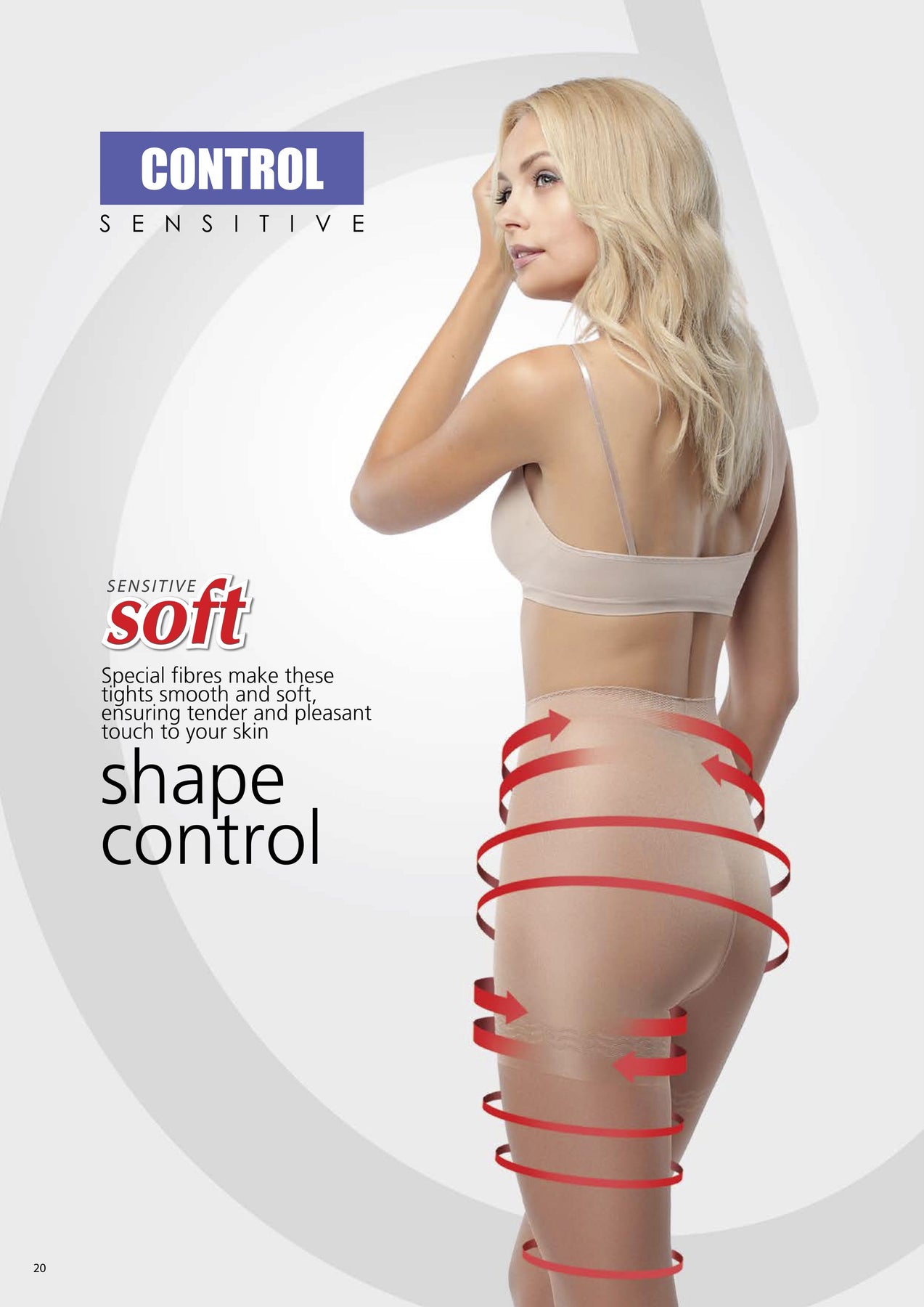 Conte Shaping Control Top Modelling Women's Tights- Control Soft 40  Den(8С-76СП)